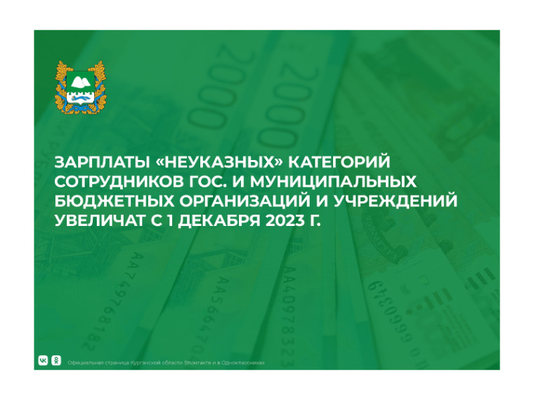 По поручению губернатора Вадима Шумкова зарплаты бюджетников, которые не индексируются по указам Президента и не зависят от МРОТ, повысят уже в этом году, а не с 1 января, как планировалось ранее.